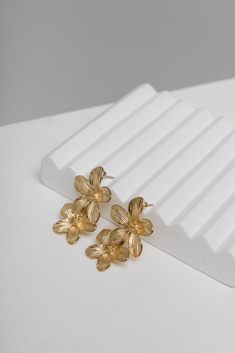 Boucles d'oreilles fleurs