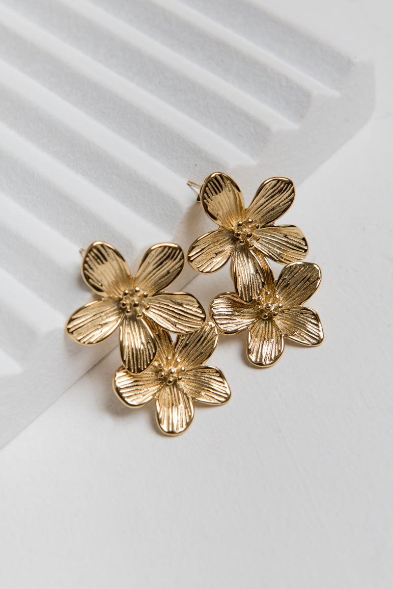 Boucles d'oreilles fleurs